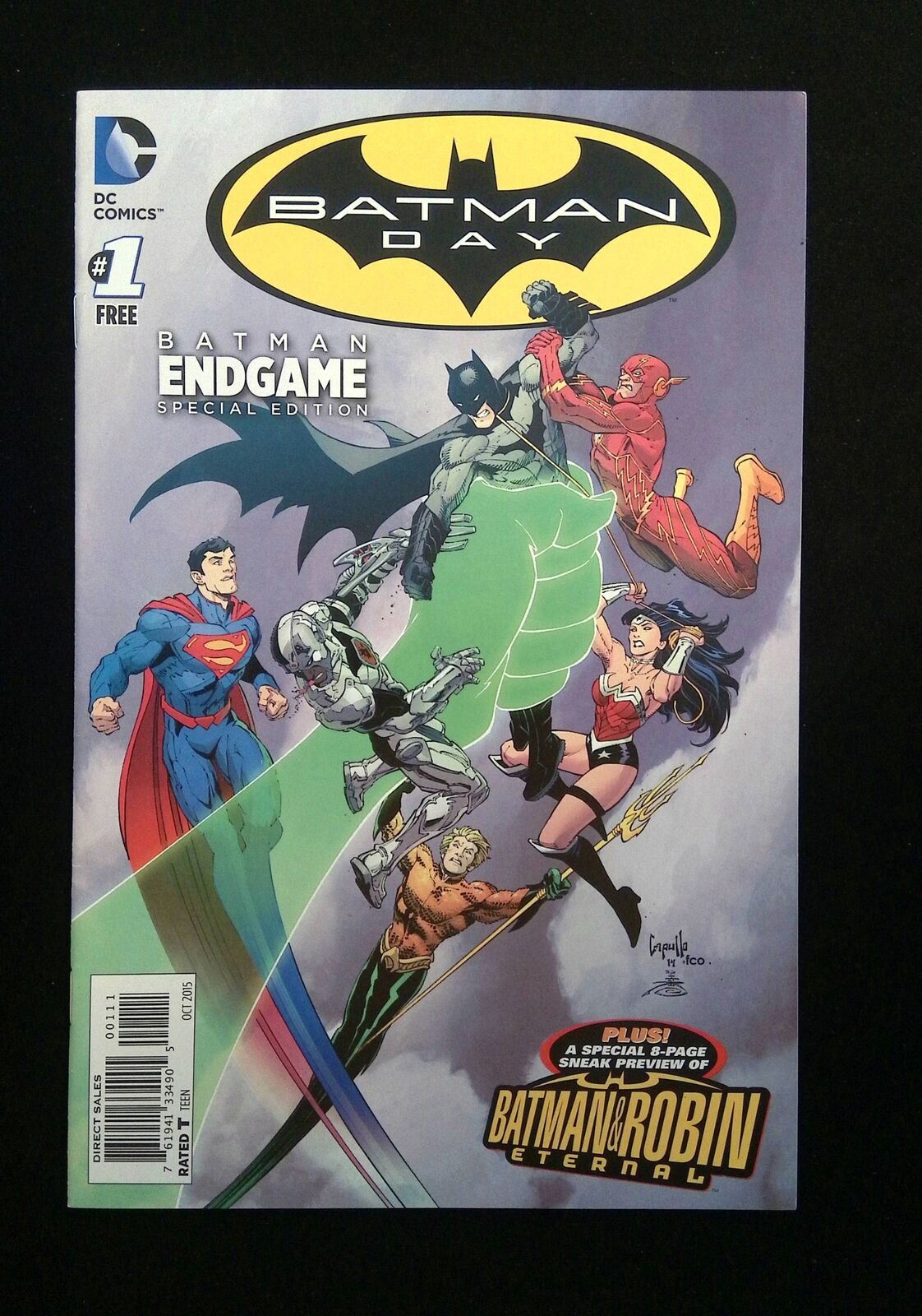 Batman Endgame Special Edition Batman Day #1 Dc Comics 2015 Vf+