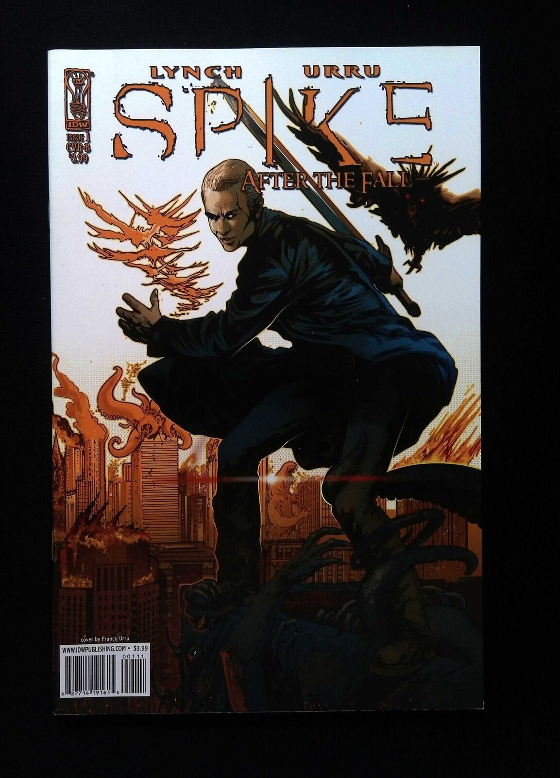 Spike After The Fall #1B Idw Comics 2008 Nm- Variant Cover