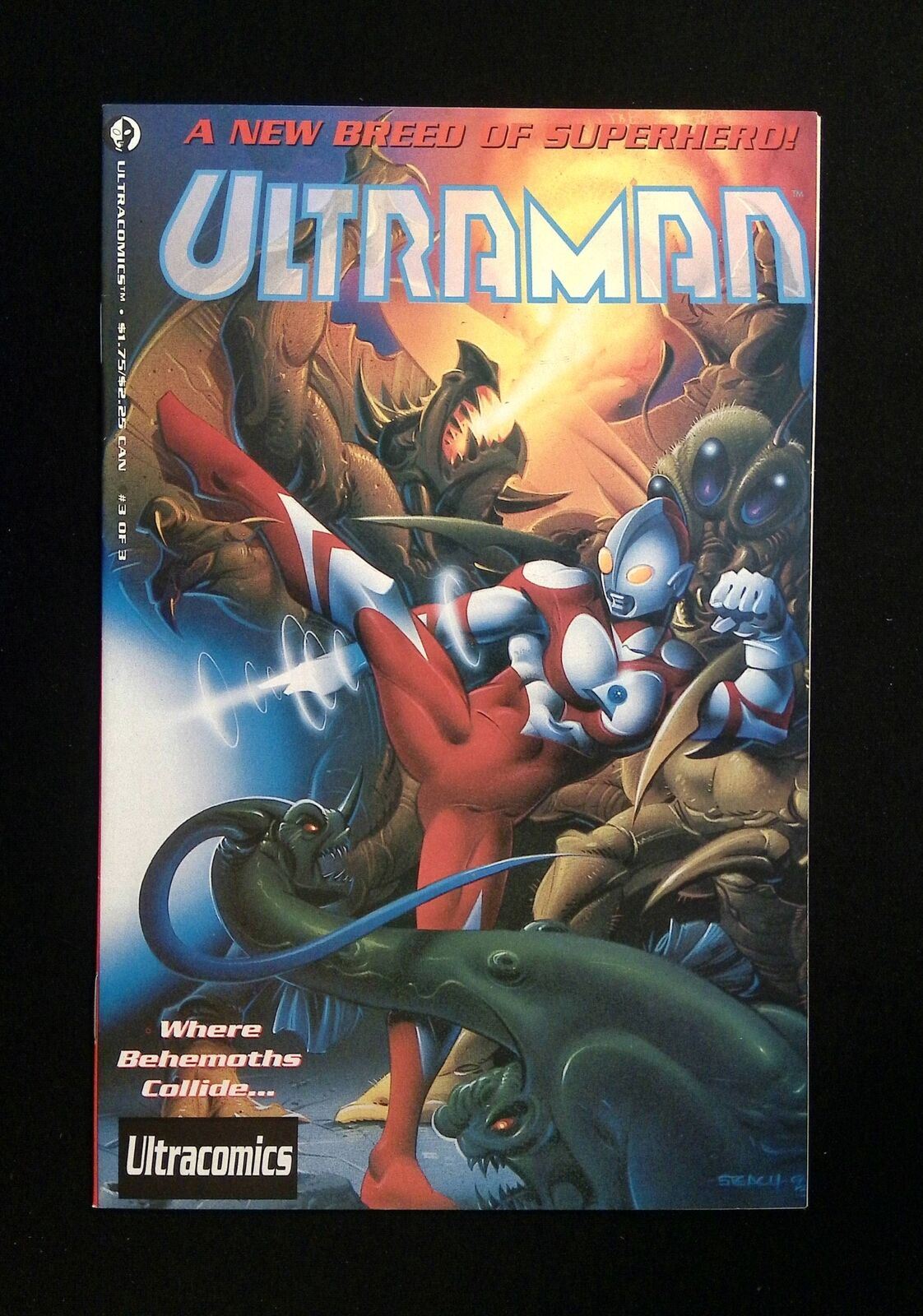 Ultraman #3B Nemesis Comics 1993 Vf+
