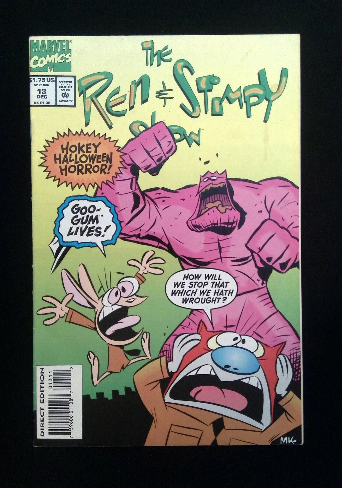Ren And Stimpy Show #13 Marvel Comics 1993 Vf