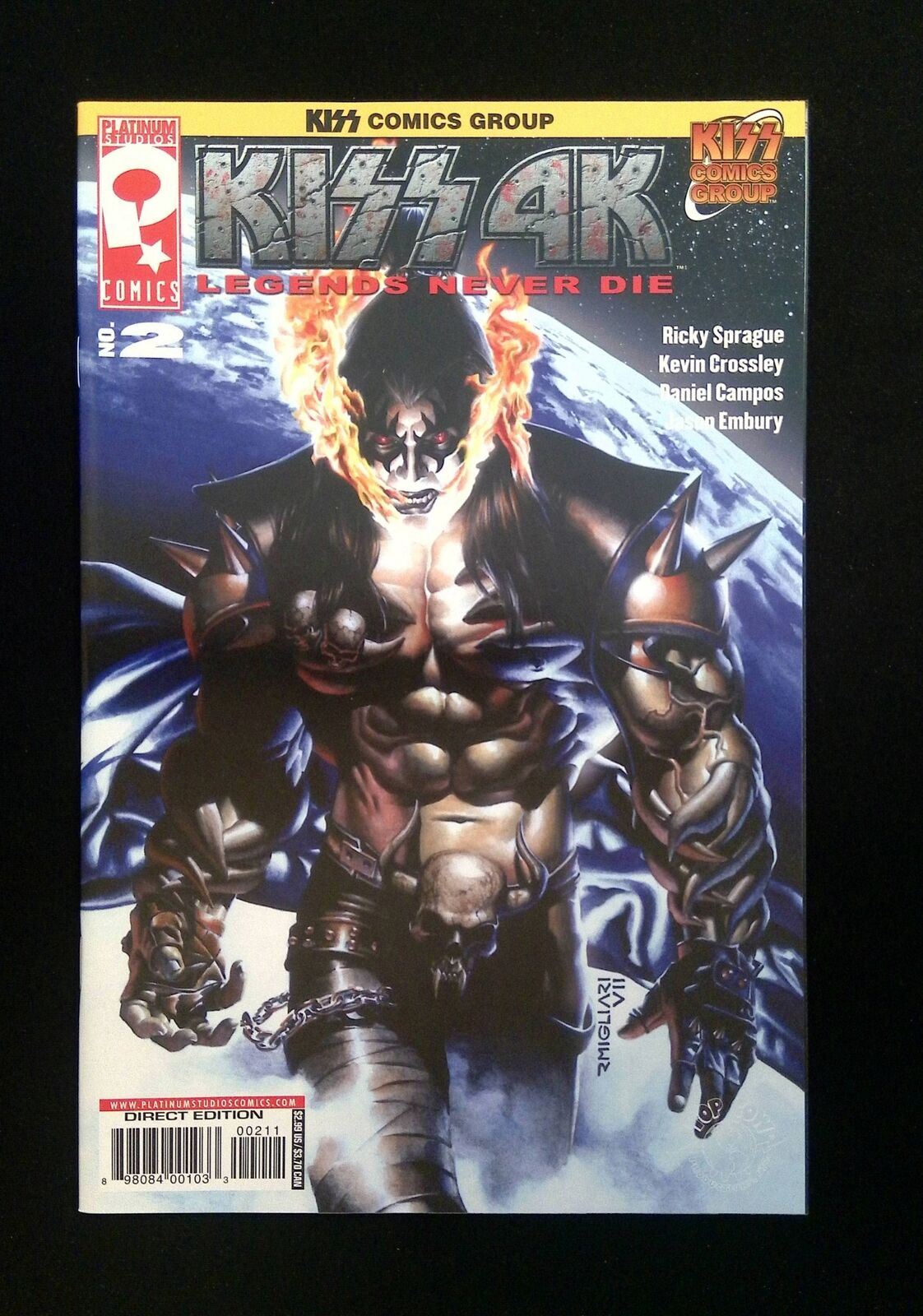 Kiss 4K #2 Platinum Studios Comics 2007 Nm