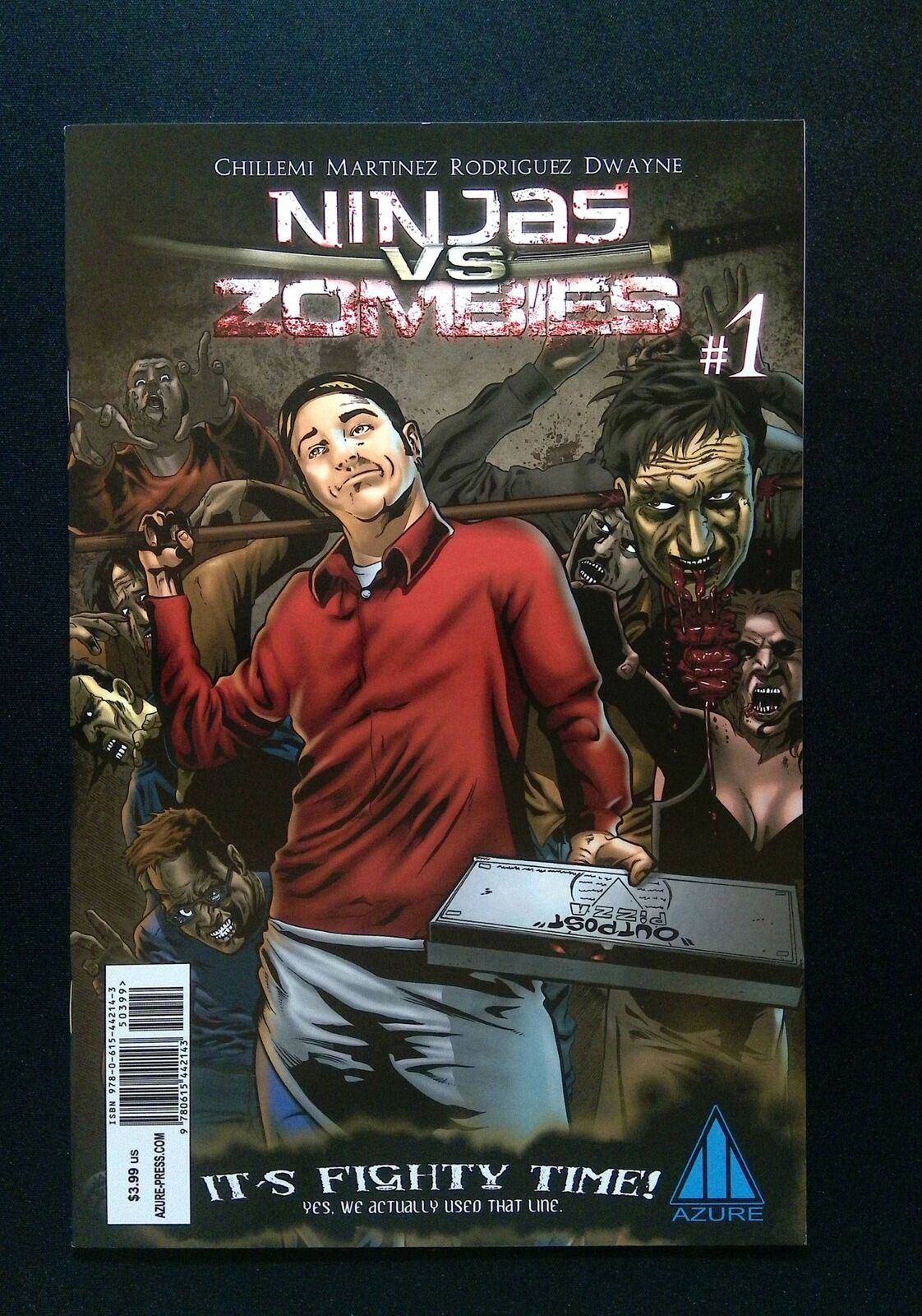 Ninjas Vs.Zombies #1 Azures Press Comics 2011 Vf/Nm