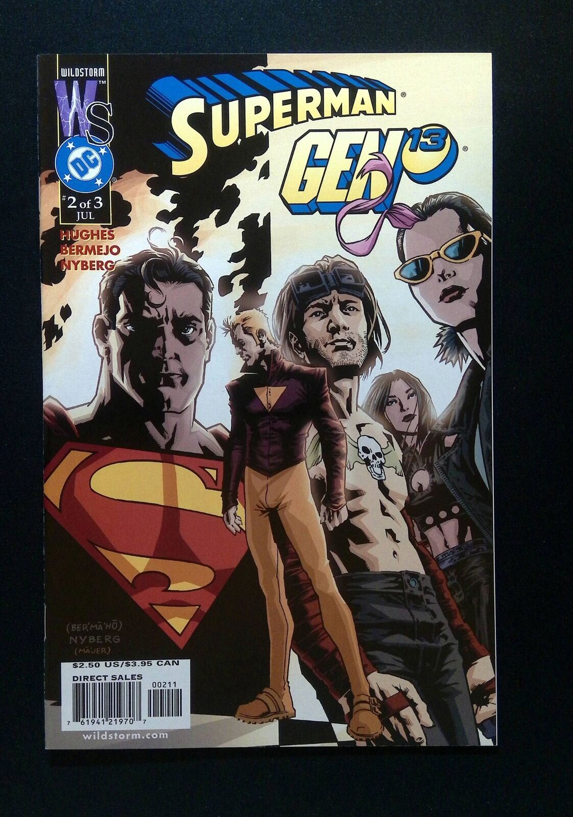Superman Gen 13 #2 Dc/Wildstorm Comics 2000 Nm