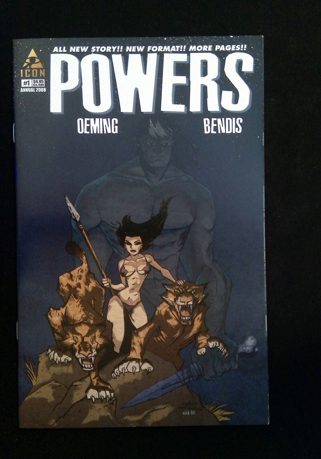 Powers Annual #1 Marvel/Icon Comics 2008 Nm-