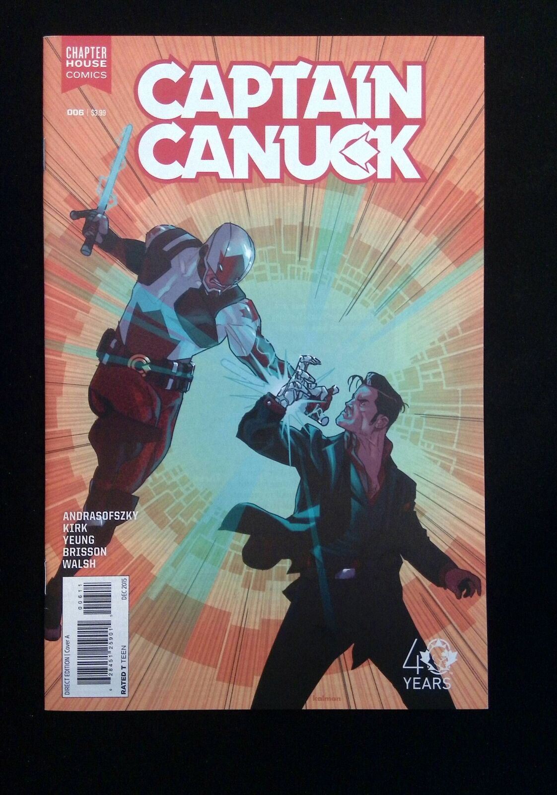 Captain Canuck #6 Chapterhouse Comics 2015 Nm-