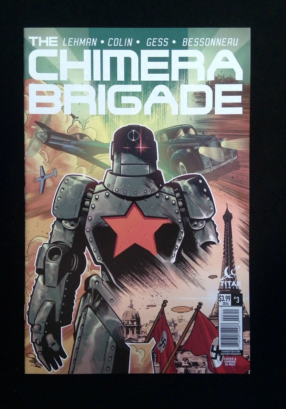 Chimera Brigade #3 Titan Comics 2017 Nm