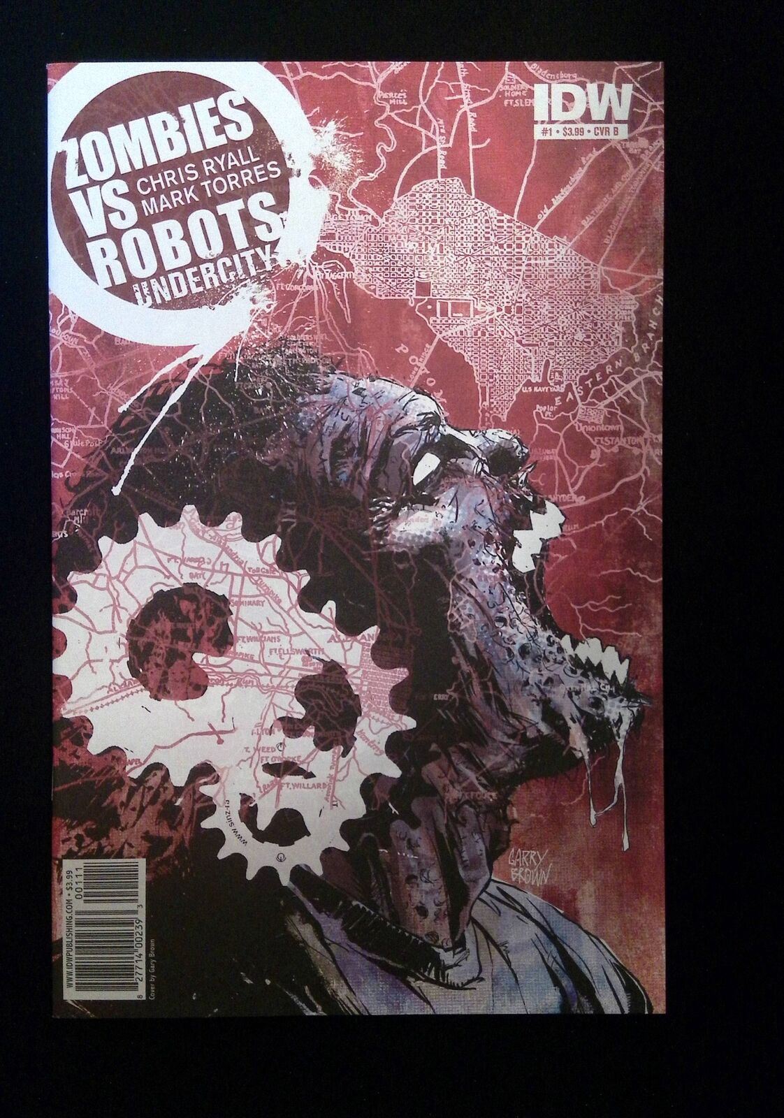 Zombies Vs Robots Undercity #1B Idw Comics 2011 Nm+ Brown Variant