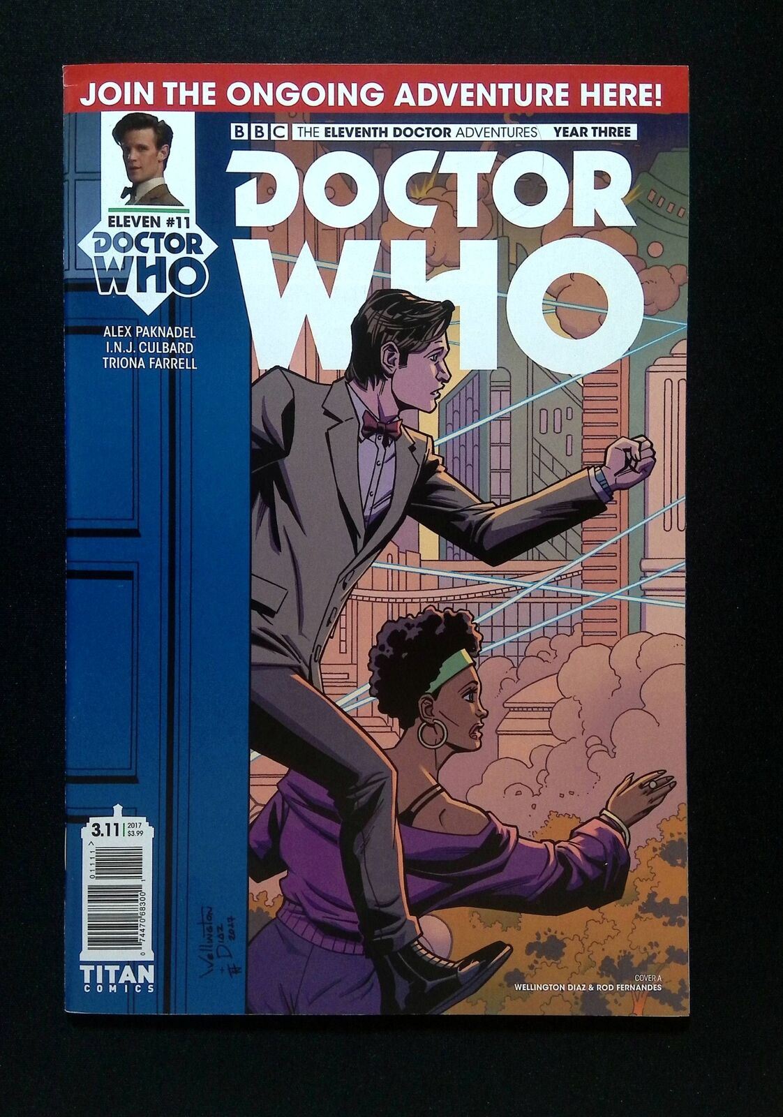 Doctor Who The Eleventh Doctor Year Three #11 Titan Comics 2017 Vf/Nm
