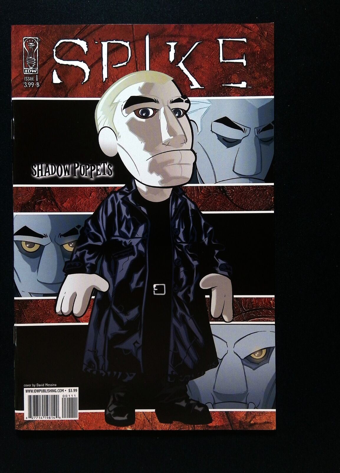 Spike Shadow Puppets #1B Idw Comics 2007 Vf/Nm Variant Cover