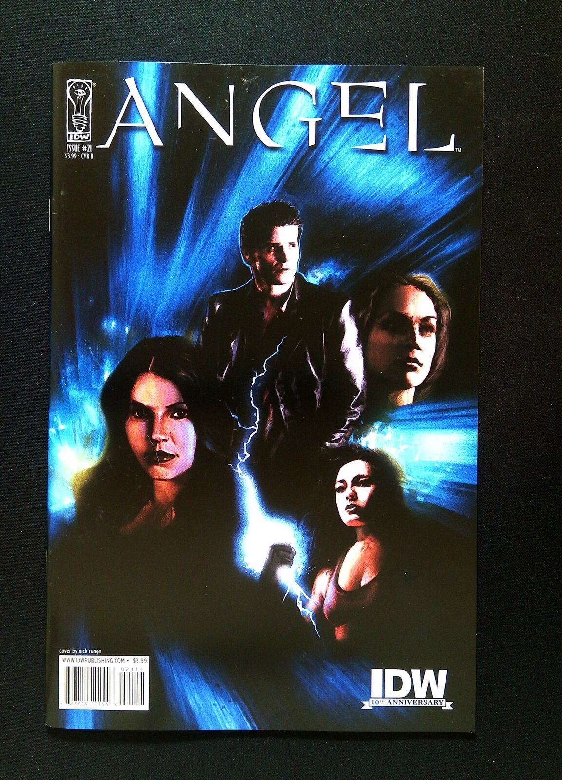 Angel #21B (3Rd Series) Idw Comics 2009 Vf/Nm Runge Variant
