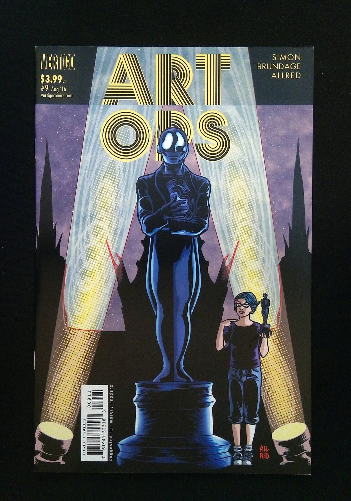 Art Ops #9 Dc Comics 2016 Vf+