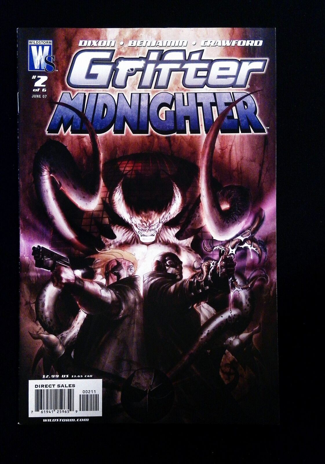 Grifter Midnighter #2 Dc Comics 2007 Vf/Nm