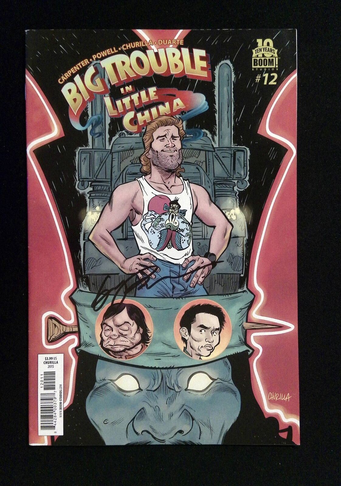 Big Trouble In Little China #12 Boom Comics 2015 Vf+ Signed By Eric Powell