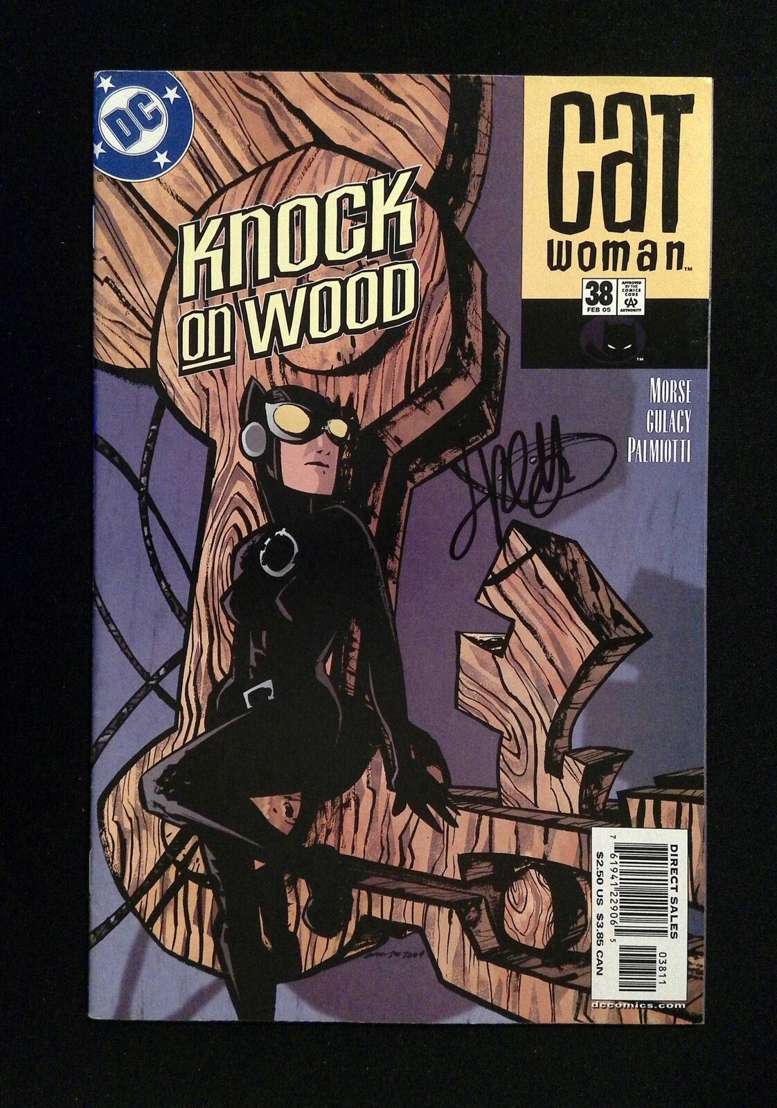 Catwoman #38 (3Rd Series) Dc Comics 2005 Vf+ Signed By Jimmy Palmiotti