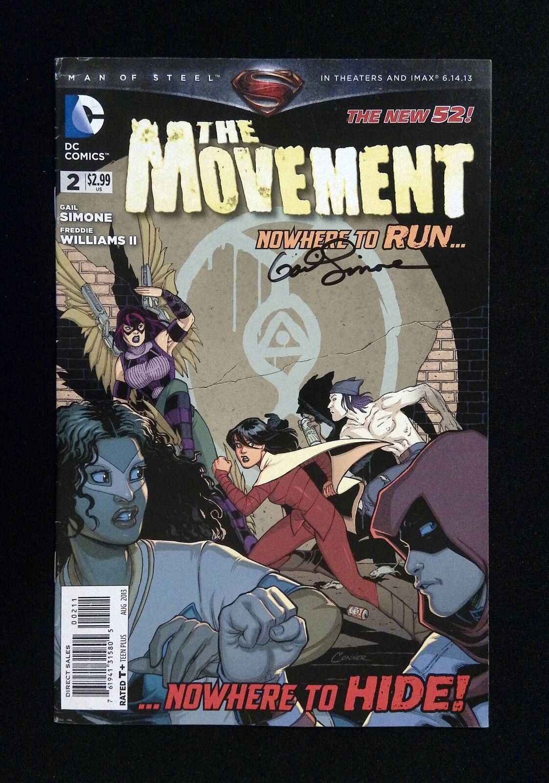 Movement #2 Dc Comics 2013 Vf+ Signed By Gail Simone