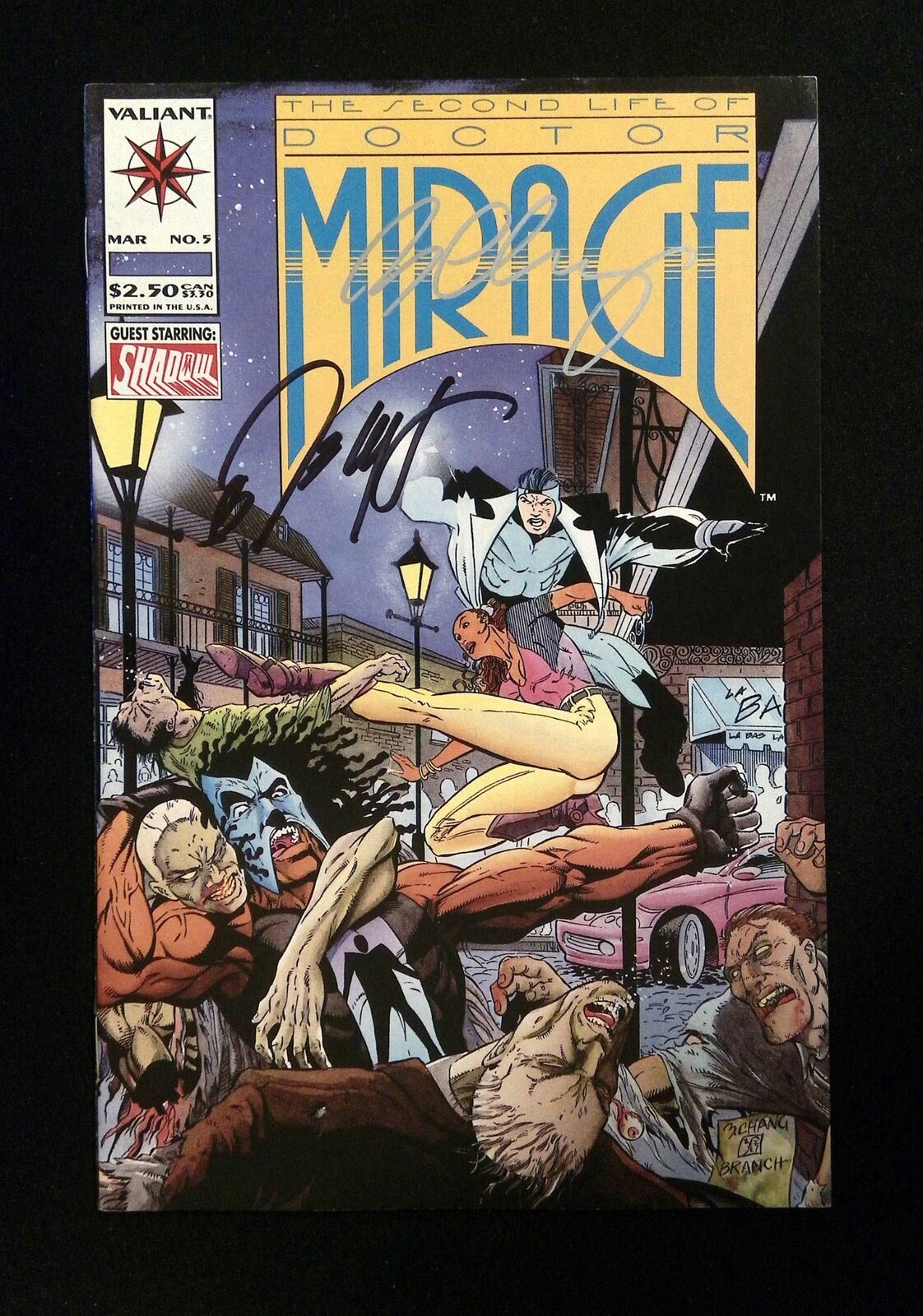 Second Life Of Doctor Mirage #5 Valiant 1994 Nm- Signed By Chang & Layton