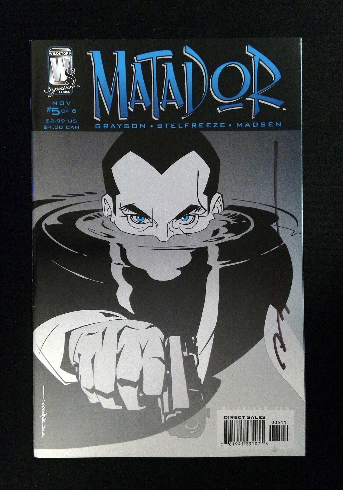 Matador #5 Dc/Wildstorm Comics 2005 Vf+ Signed By Stelfreeze