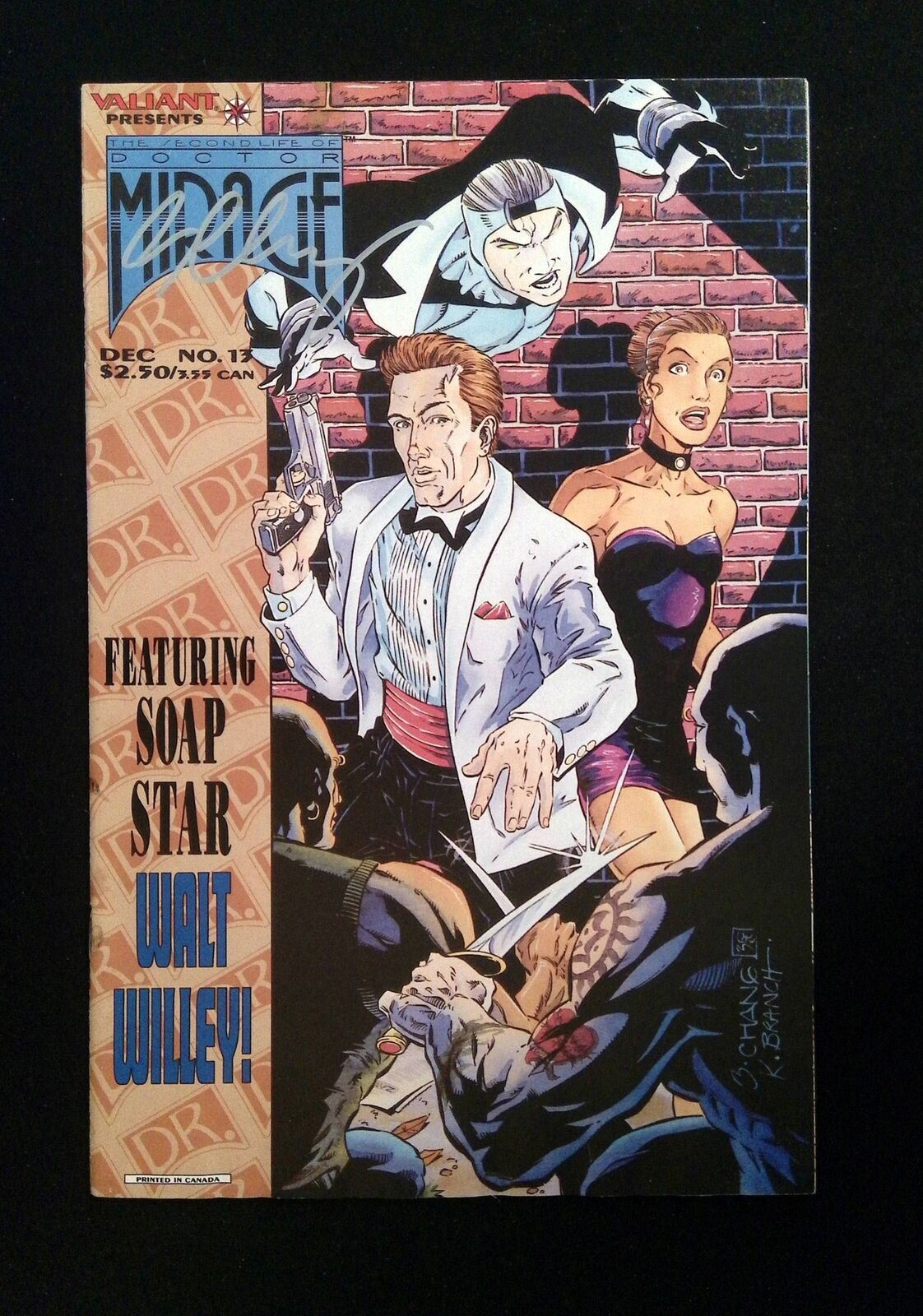 Second Life Of Doctor Mirage #13 Valiant 1994 Fn/Vf Signed By Bernard Chang