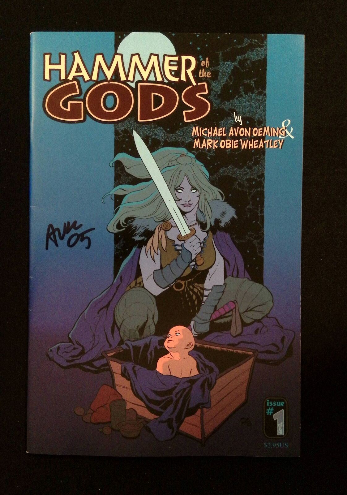 Hammer Of The Gods #1 Insight Comics 2001 Vf+ Signed By Michael Avon Oeming
