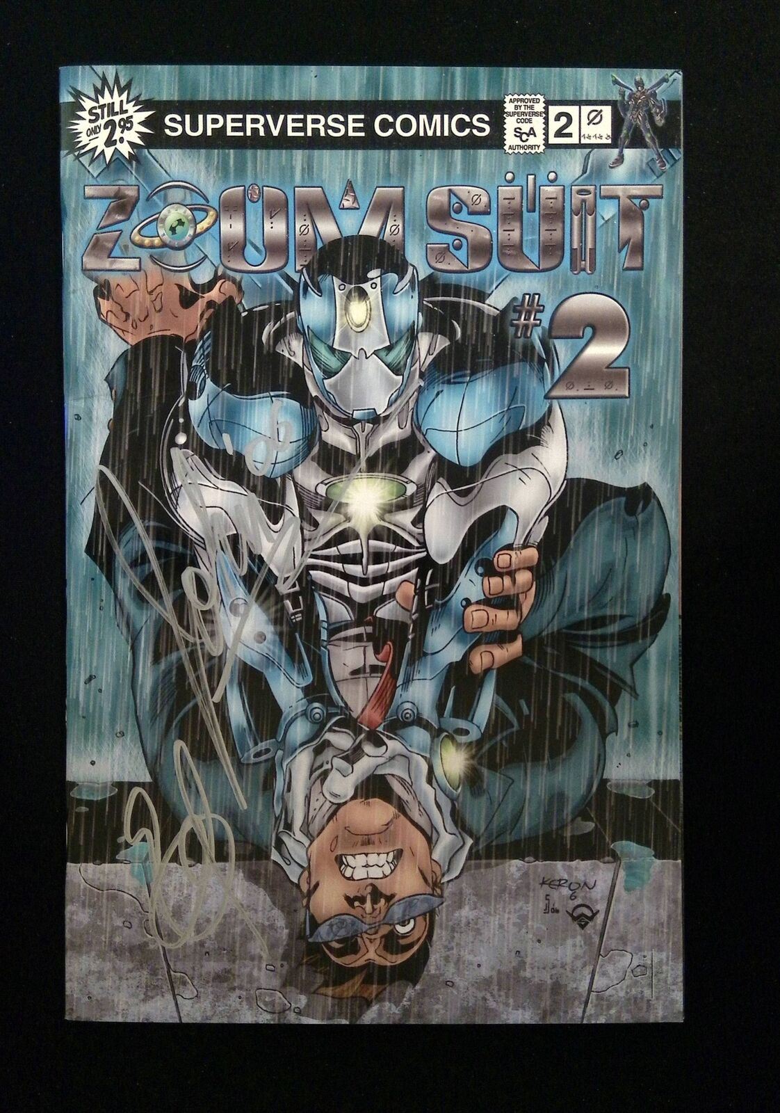 Zoom Suit #2B Superverse Comics 2006 Vf+ Signed By John Tadeo