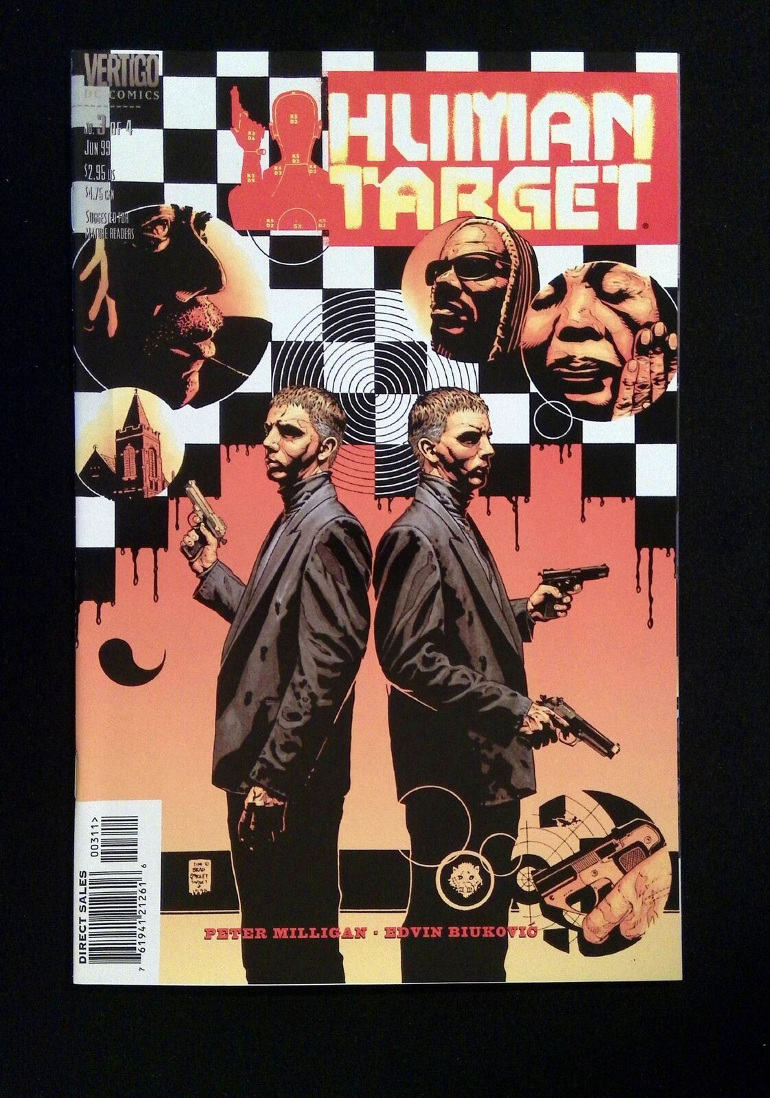 Human Target #3 Dc/Vertigo Comics 1999 Vf/Nm