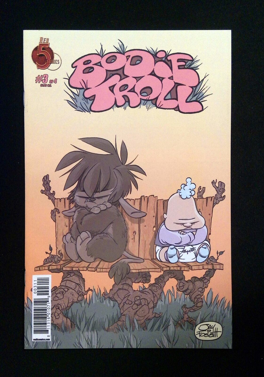 Bodie Troll #3 Red 5 Comics 2013 Vf/Nm
