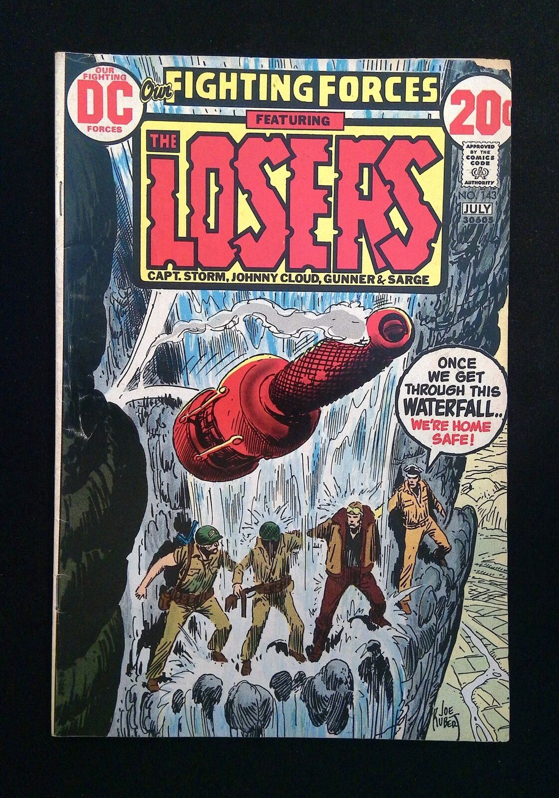 Our Fighting Force #143 Dc Comics 1973 Fn+