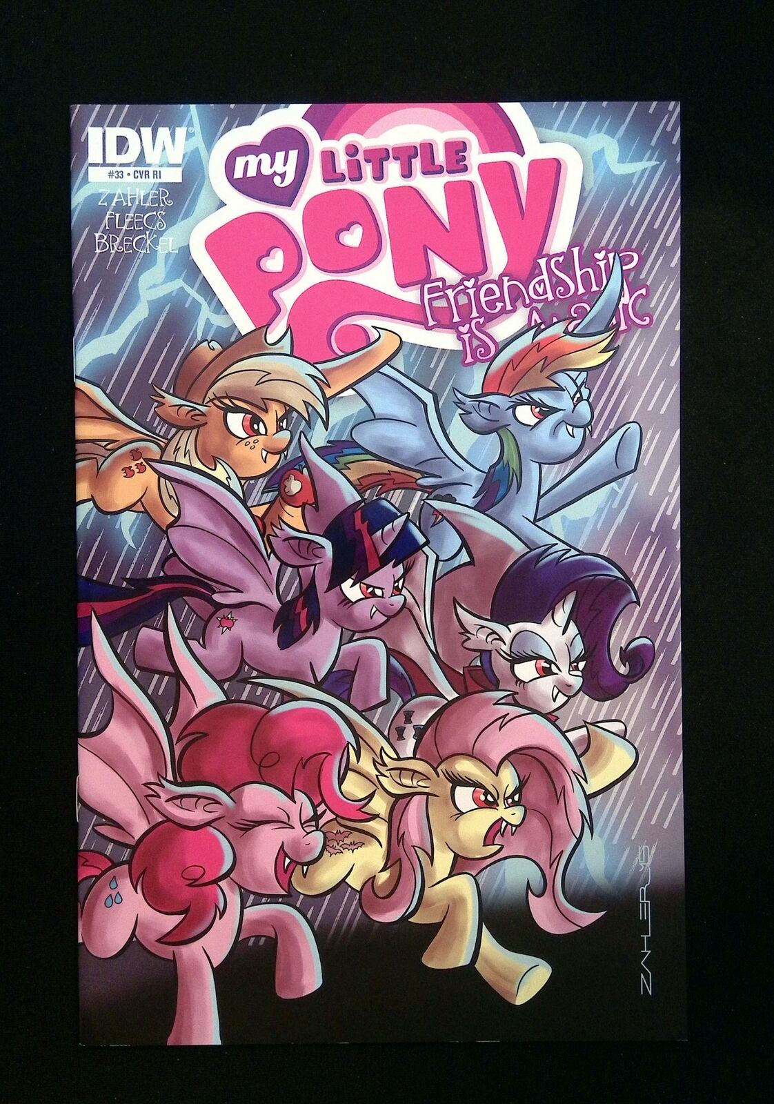 Little Pony #33Ri Idw Comics 2015 Nm Zahler Variant