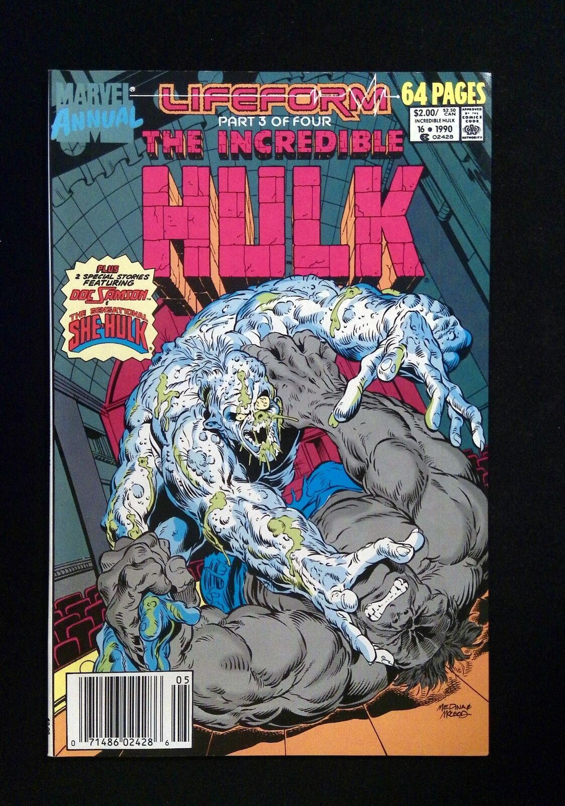 Incredible Hulk Annual #16 Marvel Comics 1990 Nm- Newsstand
