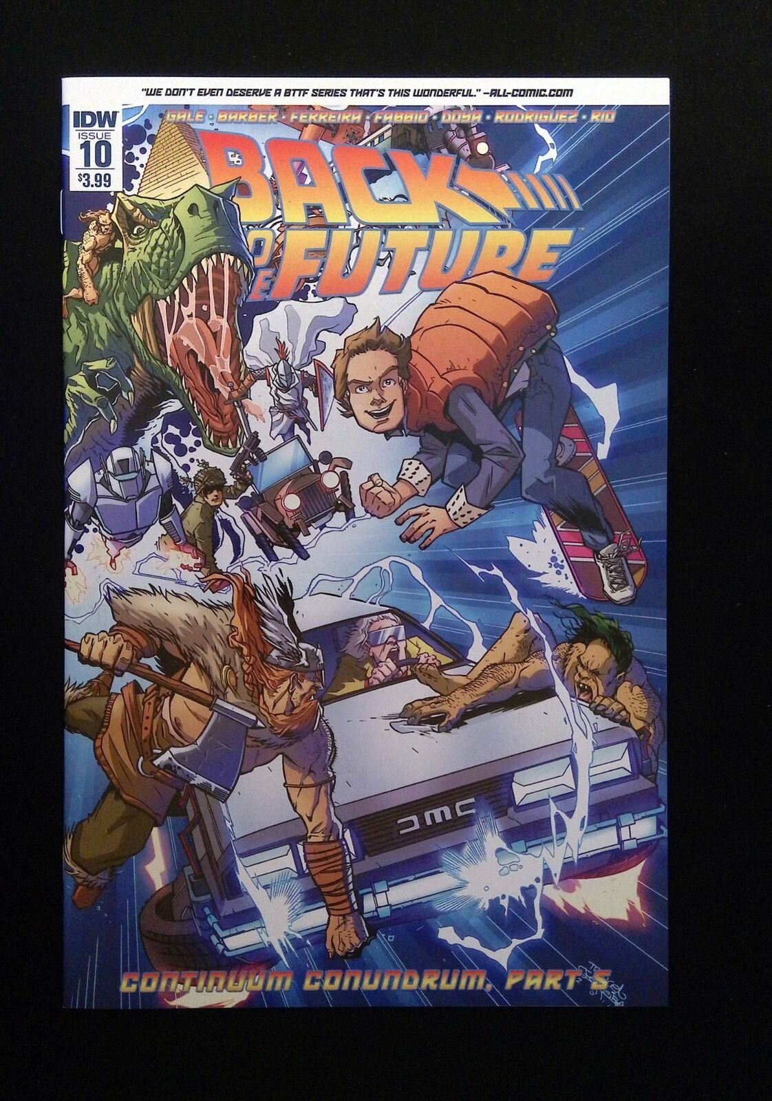 Back To The Future #10A Idw Comics 2016 Nm