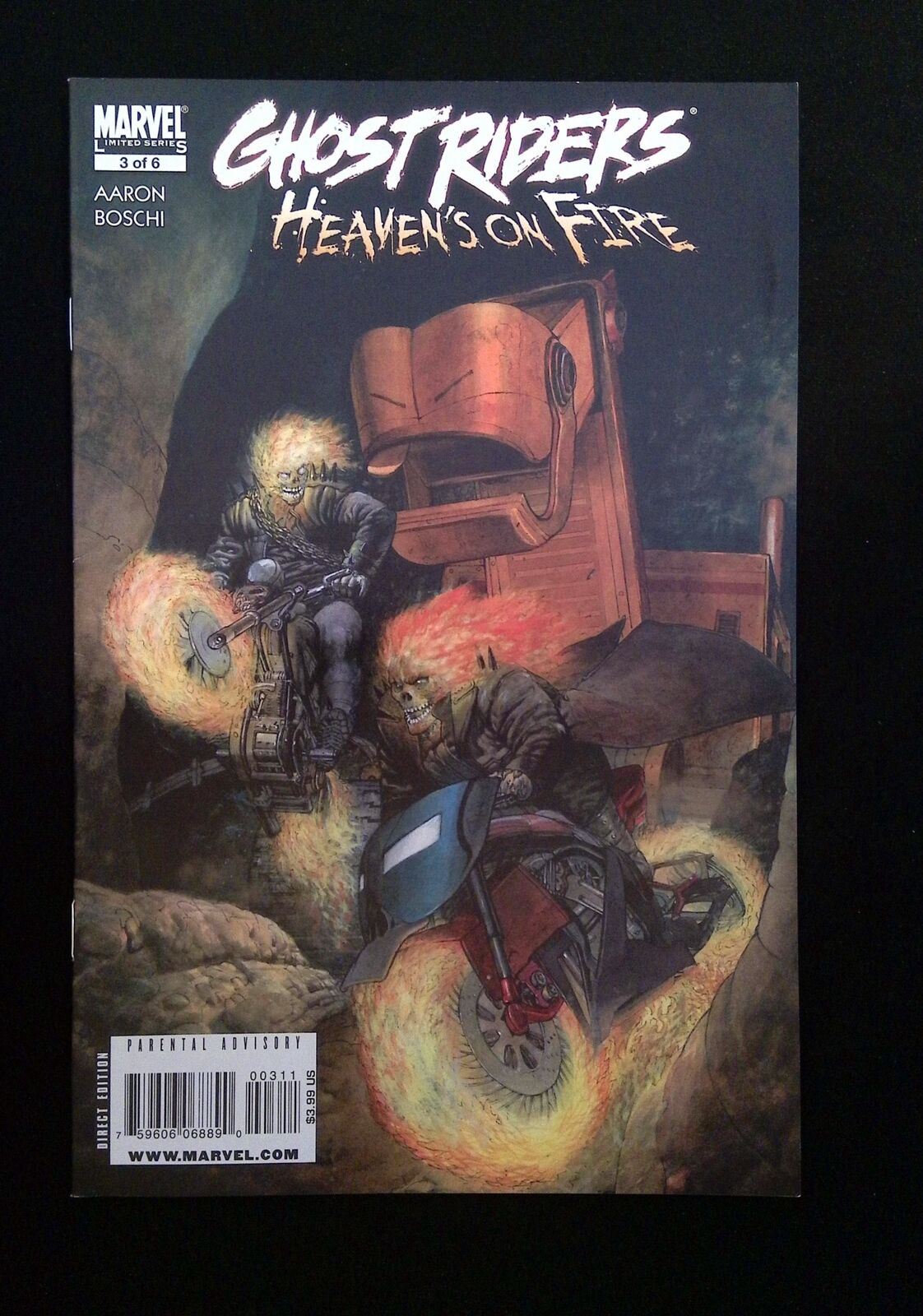 Ghost Rider Heaven'S On Fire #3 Marvel Comics 2009 Vf/Nm