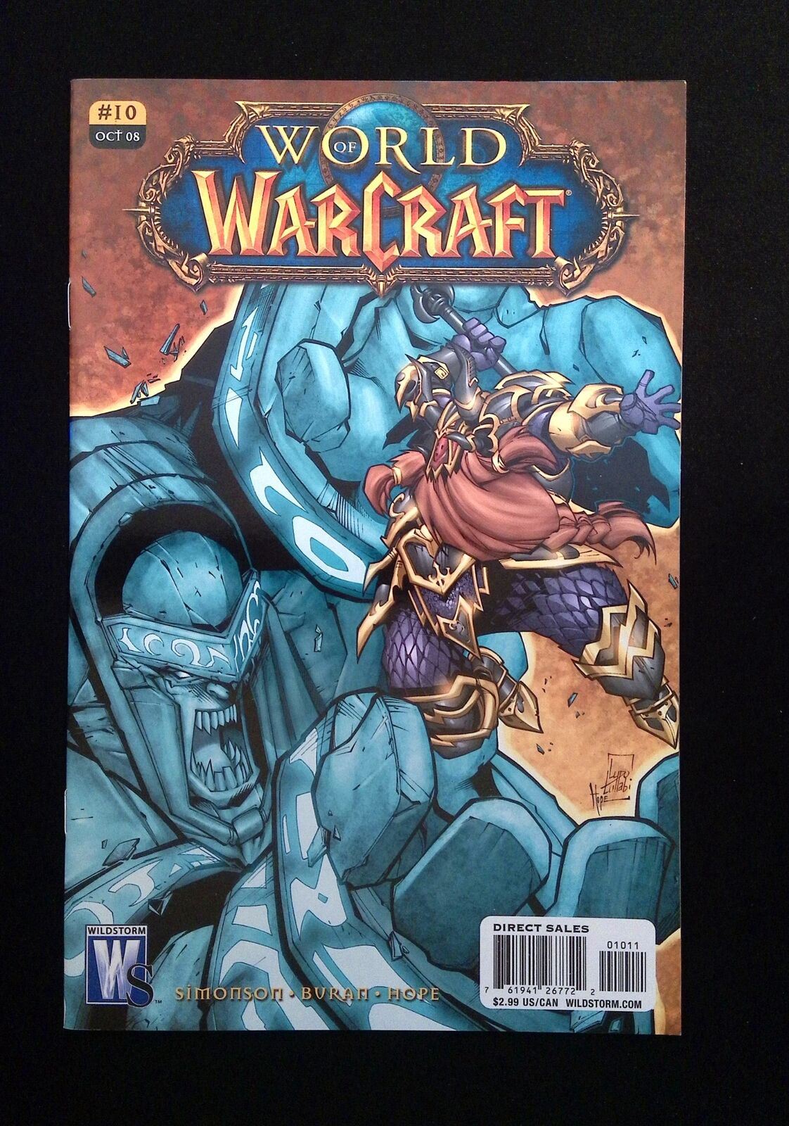 World Of Warcraft #10A Dc/Wildstorm Comics 2008 Nm