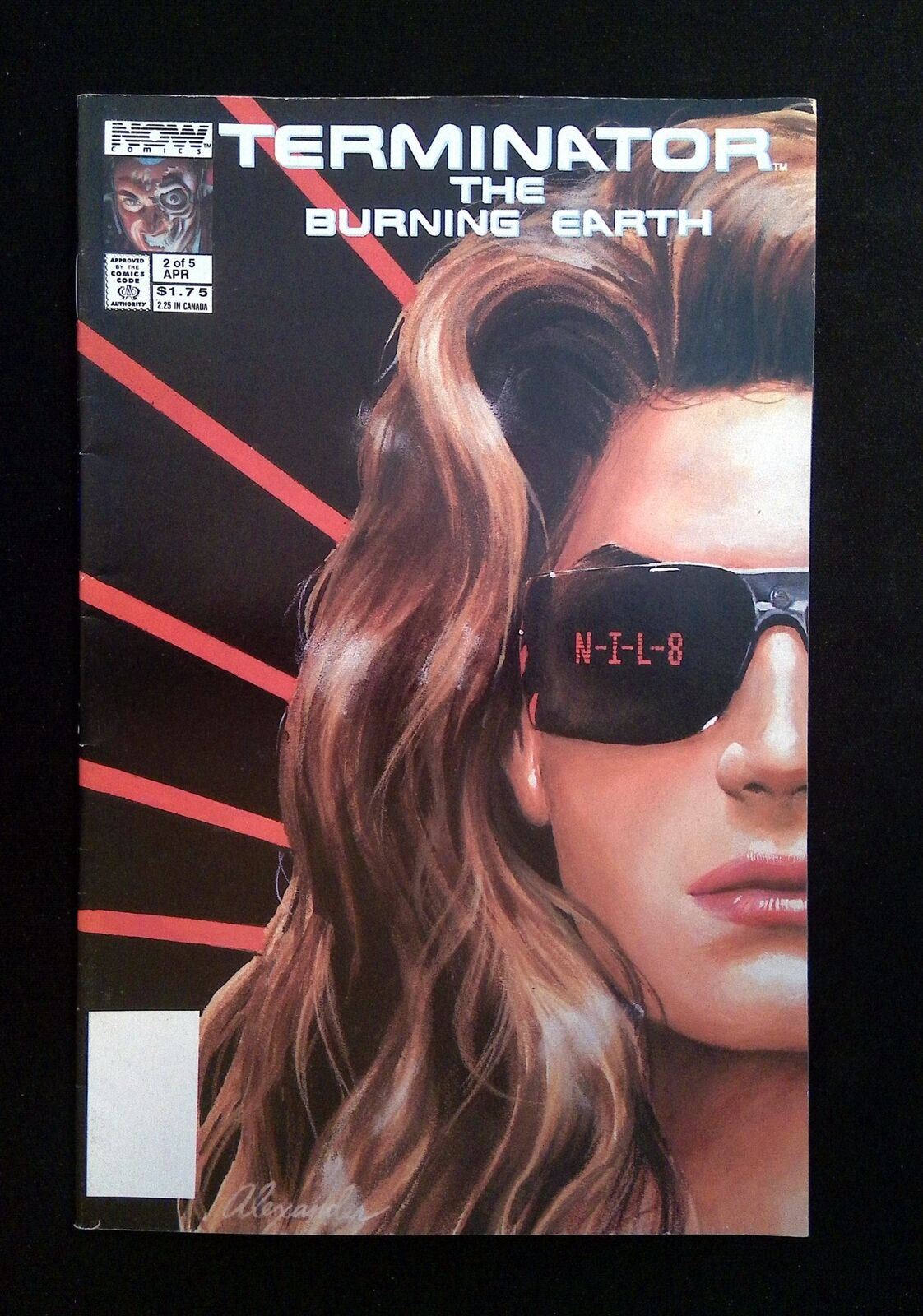 Terminator The Burning Earth #2 Now Comics 1990 Vf-