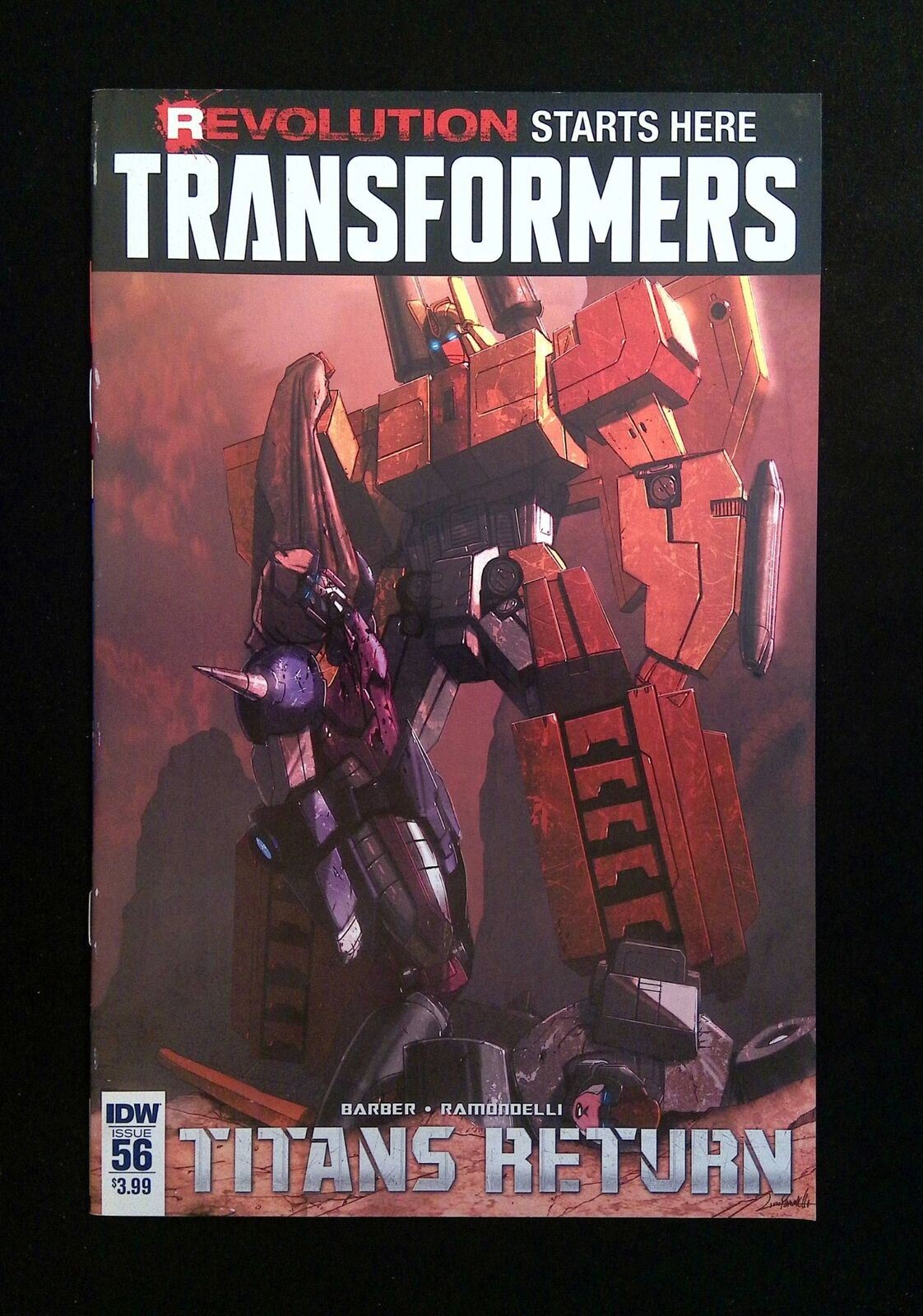 Transformers Robots In Disguise #56 Idw Comics 2016 Vf+