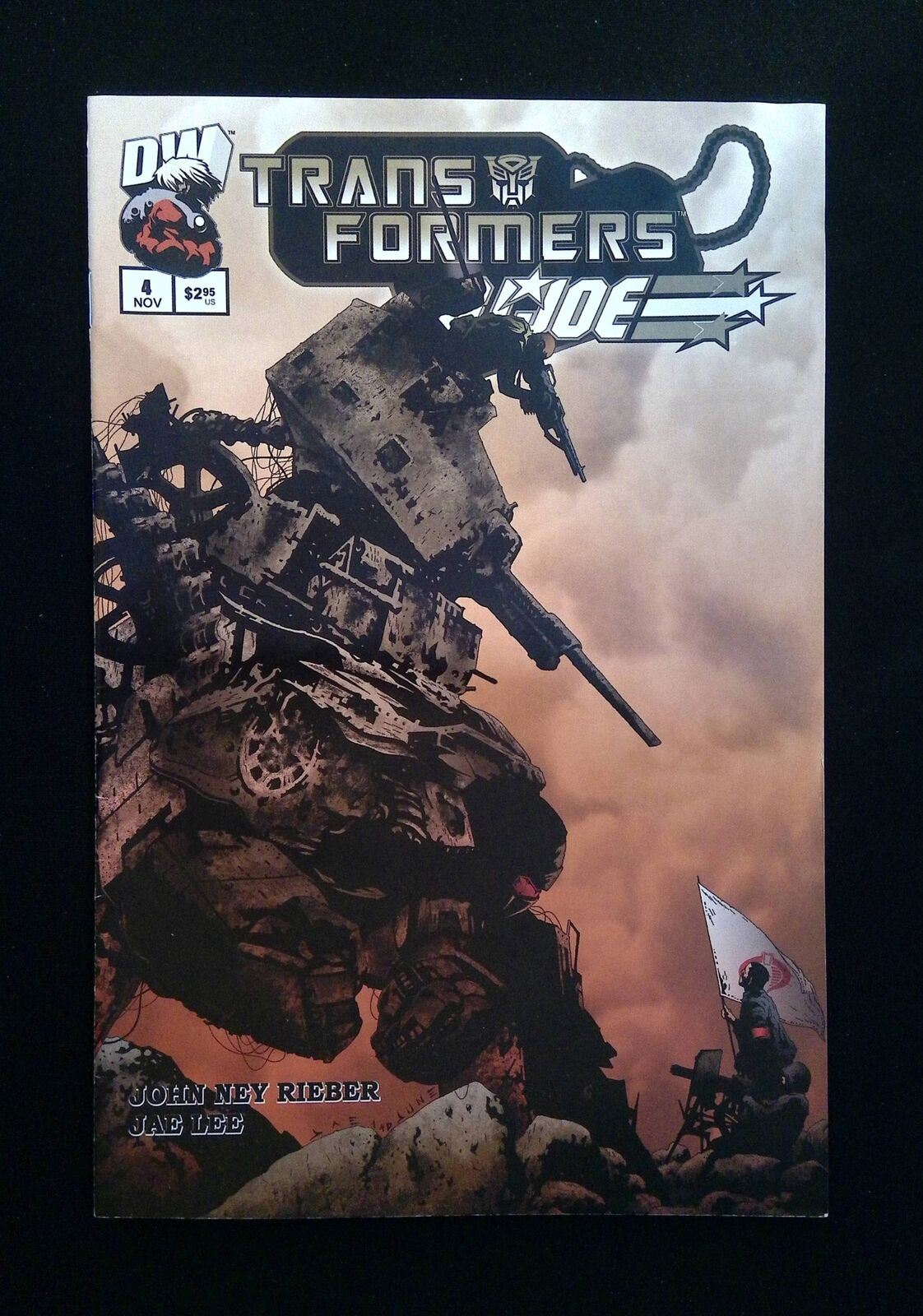 Transformers Gi Joe #4 Dreamwave Comics 2003 Vf+ Furno Ryall Waltz Variant
