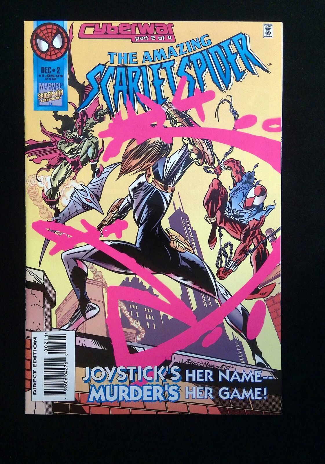 Amazing Scarlet Spider #2 Marvel Comics 1995 Vf/Nm