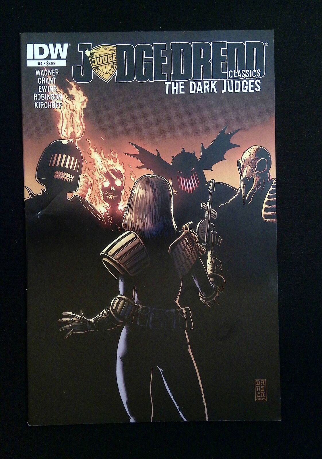 Judge Dredd Classics Dark Judges #4 Idw Comics 2015 Vf+