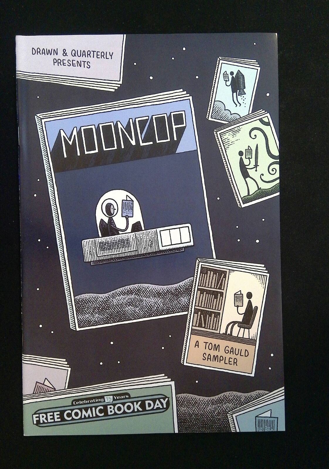 Mooncop A Tom Gauld Sampler Fcbd #2016 Drawn & Quarterly Comics 2016 Nm-