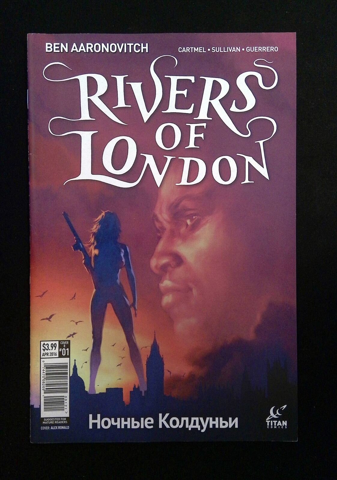 Rivers Of London Night Witch #1B Titan Comics 2016 Vf+ Ronald Variant