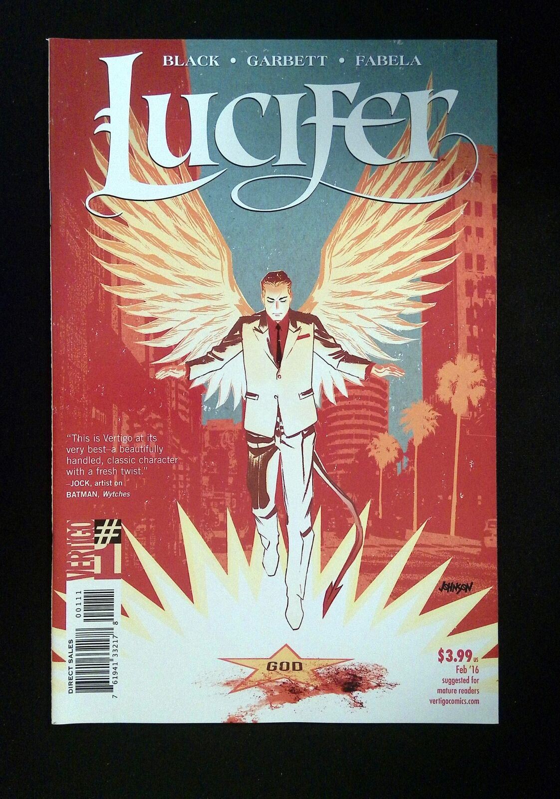 Lucifer #1 Dc/Vertigo Comics 2016 Nm-
