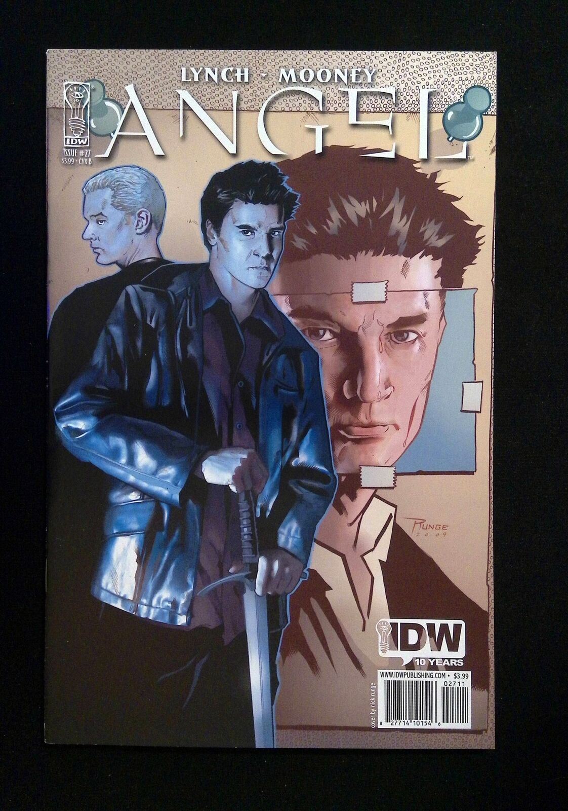 Angel #27B (3Rd Series) Idw Comics 2009 Nm- Runge Variant