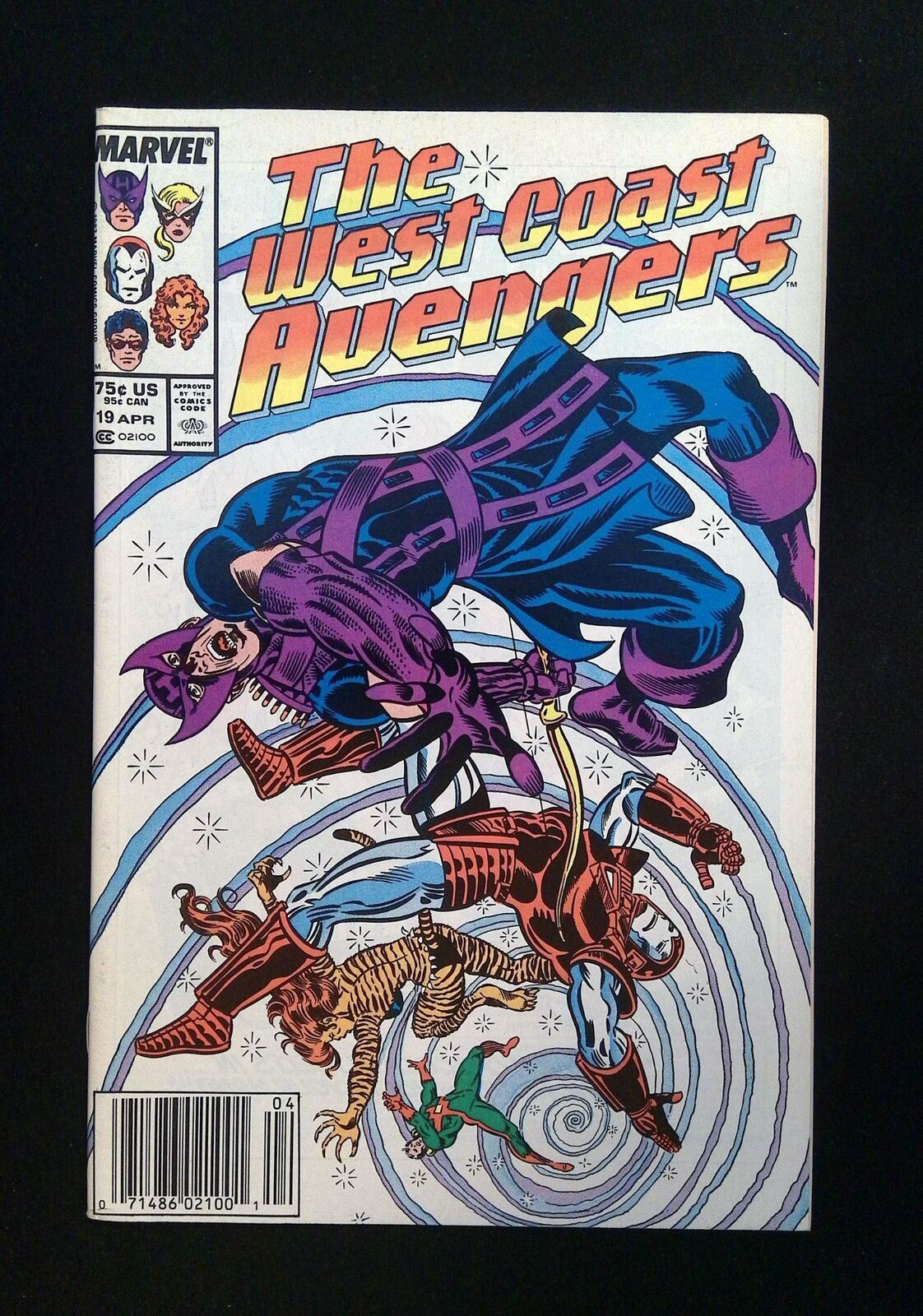 Avengers West Coast #19 Marvel Comics 1987 Vf+ Newsstand