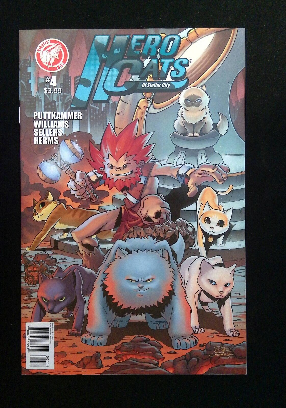Hero Cats #4 Action Lab Comics 2015 Vf+