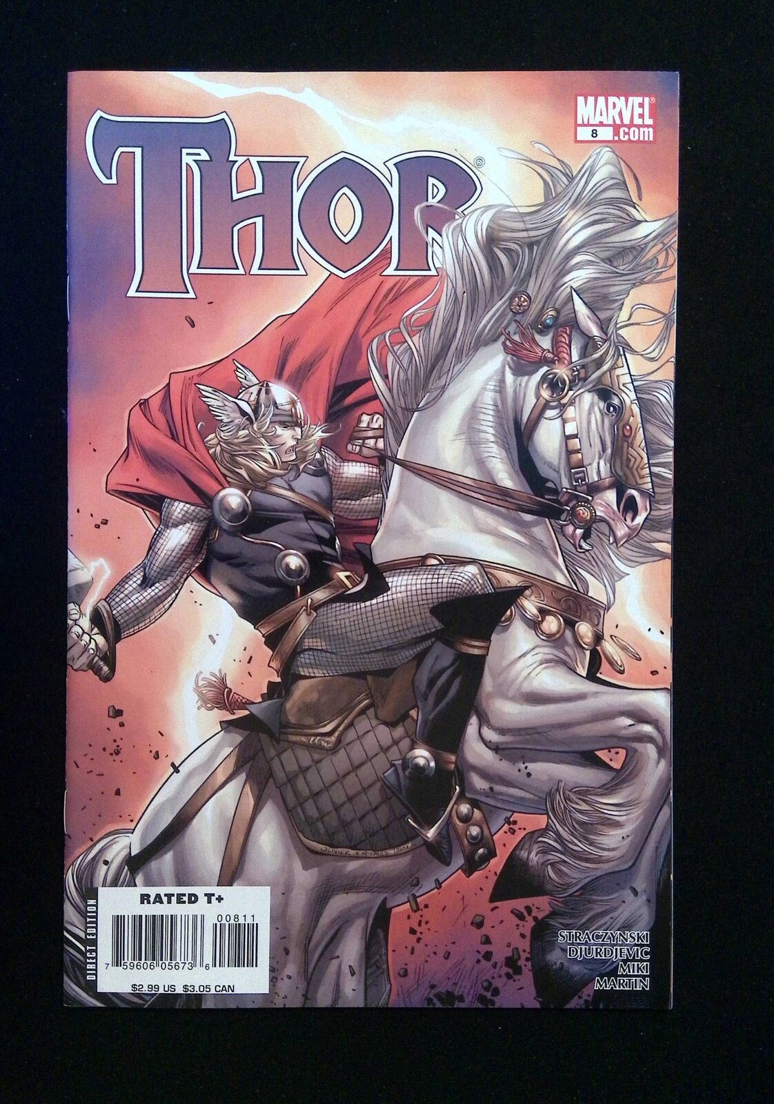 Thor #8B (3Rd Series) Marvel Comics 2008 Nm Coipel Variant