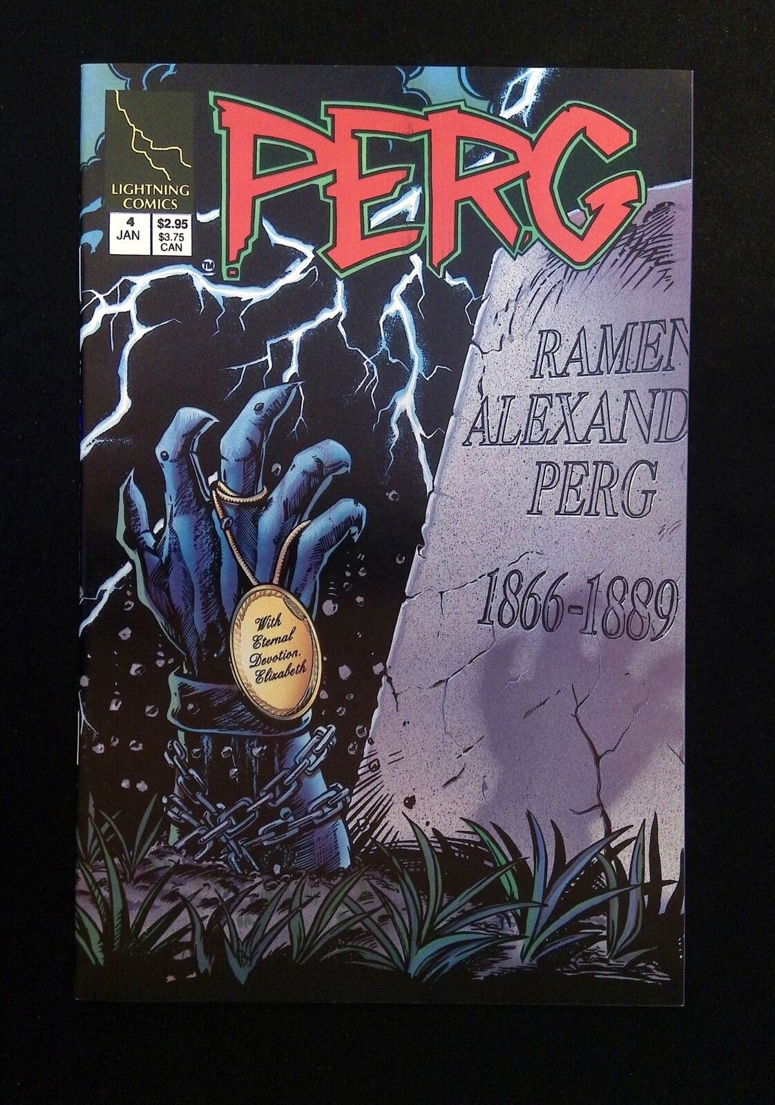 Perg #4 Lightning Comics 1994 Vf/Nm