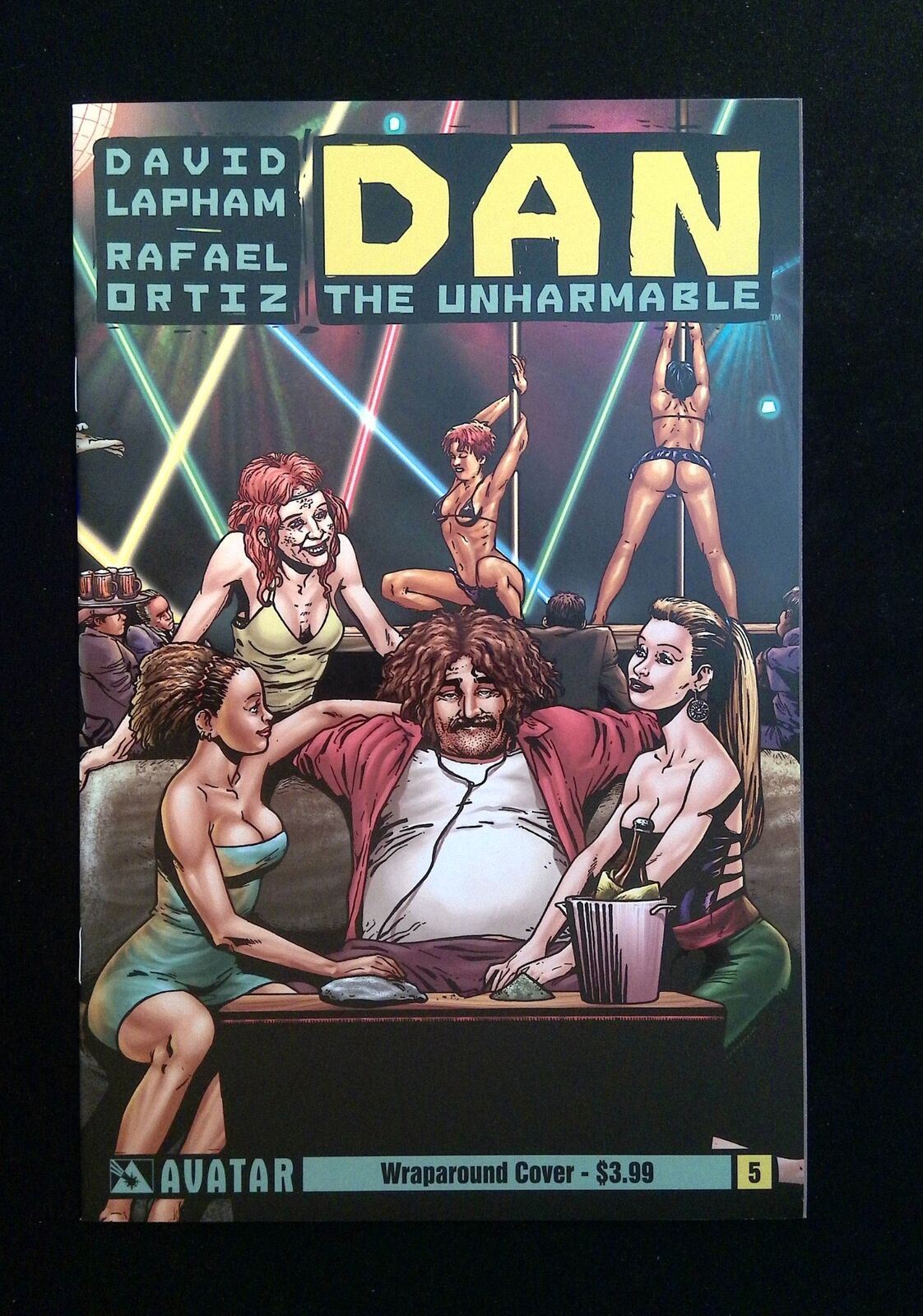 Dan The Unharmable #5B Avatar Comics 2012 Nm- Variant Cover
