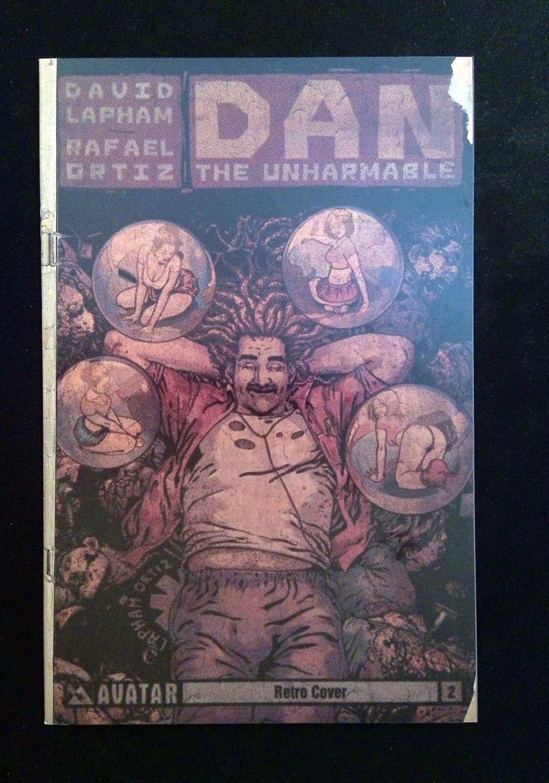 Dan The Unharmable #2C Avatar Comics 2012 Vf+ Ortiz Variant