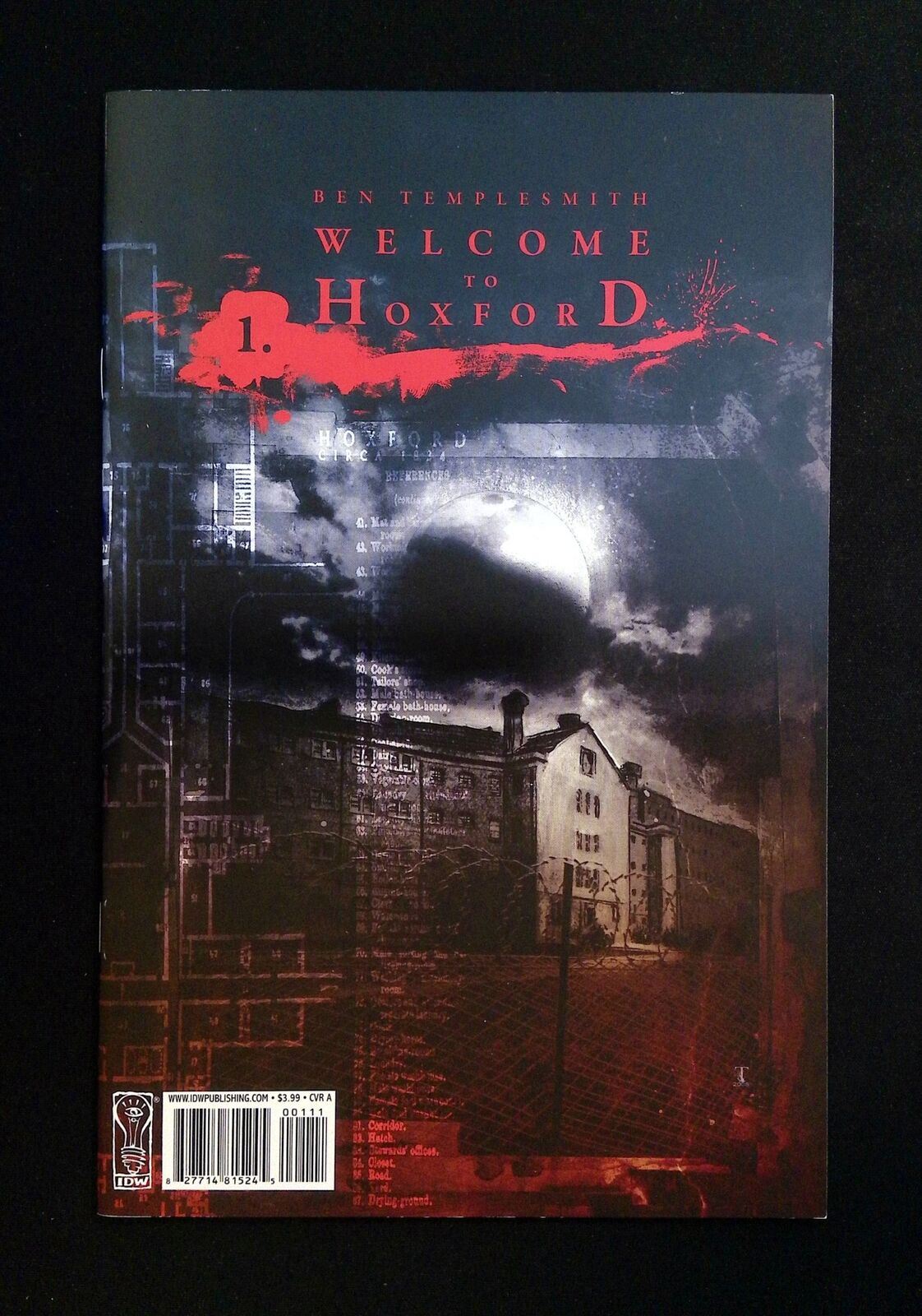 Welcome To Hoxford #1 Idw Comics 2008 Nm