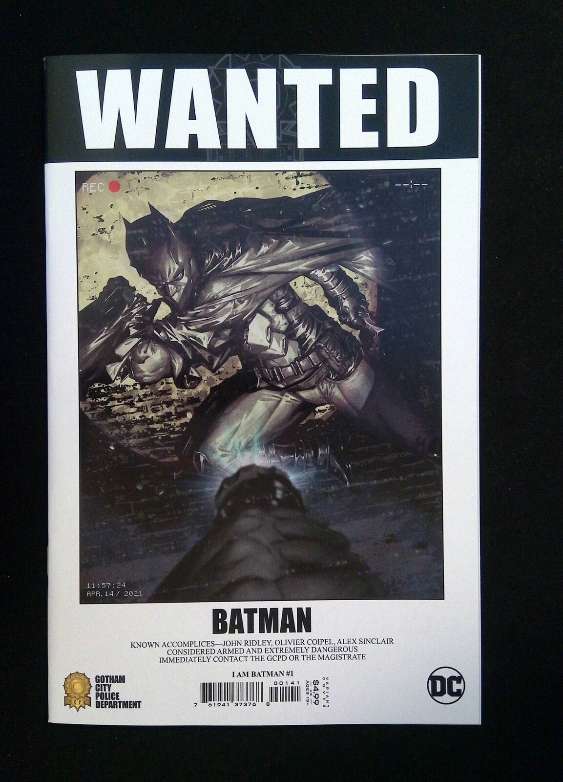 I AM BATMAN #1E DC COMICS 2021 NM+ NGU VARIANT