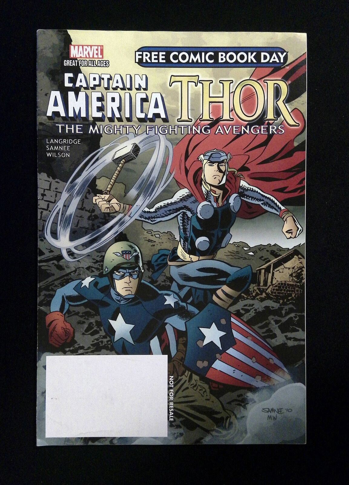 CAPTAIN AMERICA THOR (FCBD) #0 MARVEL COMICS 2011 VF